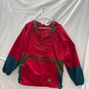 Vintage L.L. Bean Made in USA Colorblock Anorak Jacket